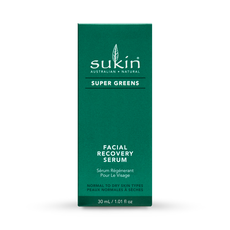 Sukin Super Greens Recovery Serum 30ml (British brand)