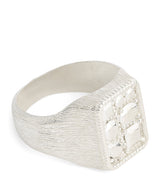 Harrods Bleue Burnham Cottage Garden Sterling Silver Signet Ring- Buy online at McGrocer