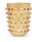 Harrods Extra Large Gold-Hued Crystal Vase with Textured Design, 31cm Height- Buy online at McGrocer