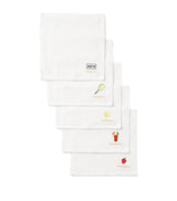 Harrods Christy x Wimbledon Face Cloths 33cm x 33cm (Pack of 5)- Buy online at McGrocer