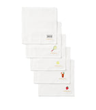 Christy Wimbledon face cloths pack of 5 cotton 600gsm - British product