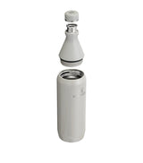 Slim Water Bottle with Shoulder Opening for Ice, 600ml Capacity
