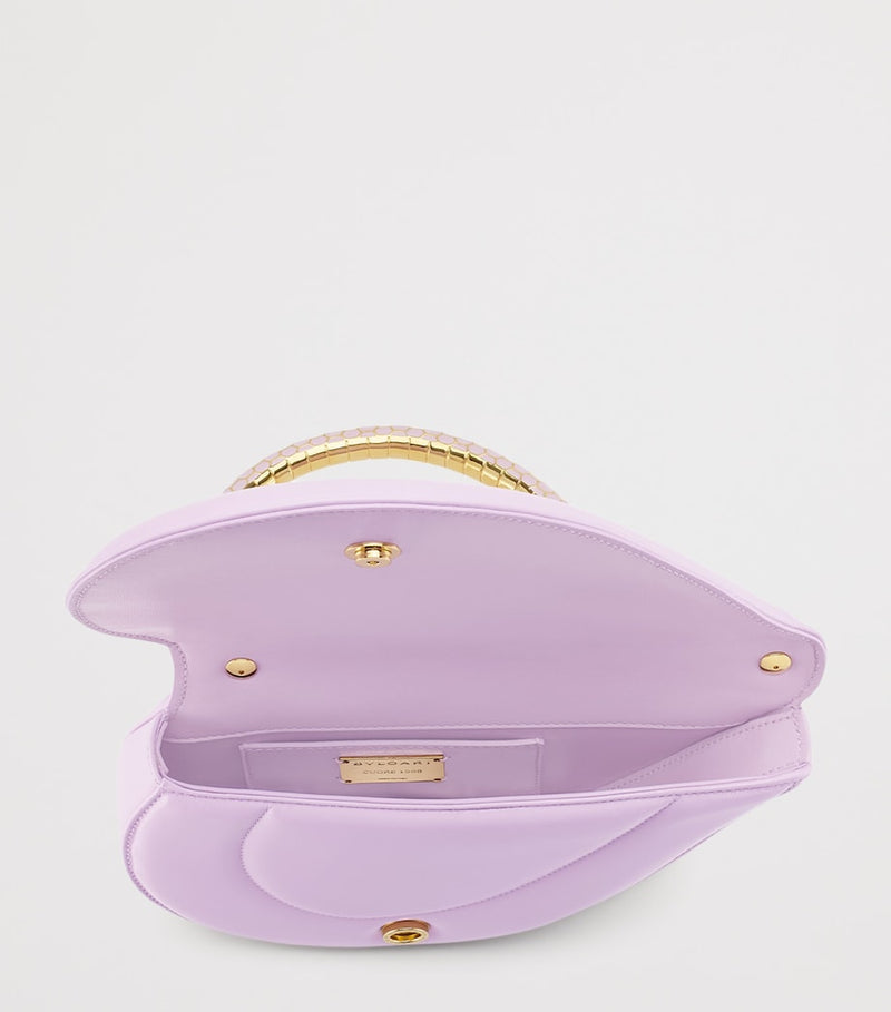 Bvlgari calfskin Serpenti Cuore top-handle bag (British brand)