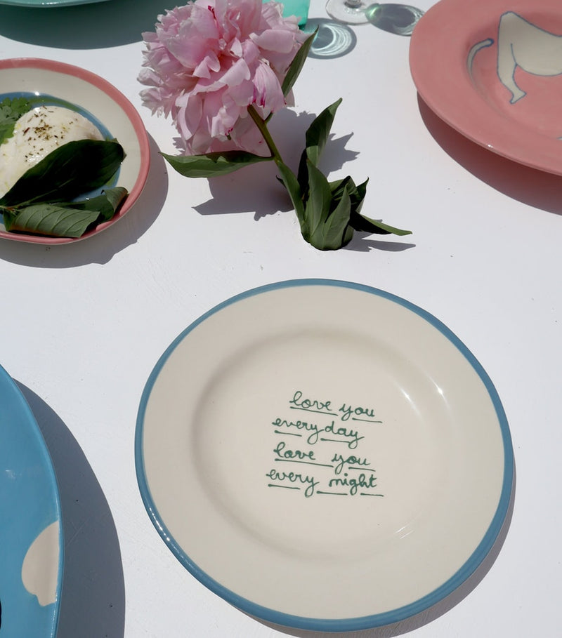 LAETITIA ROUGET Love You Every Day Plate 22cm, UK version