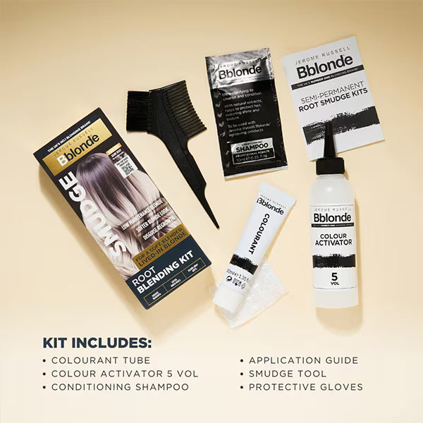 Jerome Russell Smudge Dramatic Cool hair dye kit, UK version