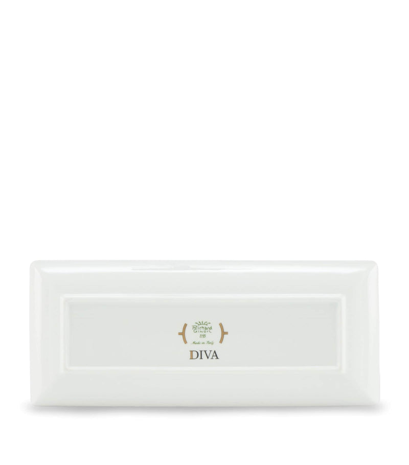 GINORI 1735 Porcelain Colonna Diva Rectangular Change Tray 28cm, UK version