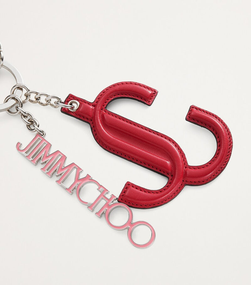 Jimmy Choo logo bag charm 15cm, imported from the UK