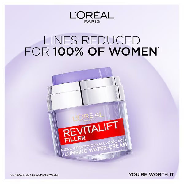 L'Oréal Paris Revitalift Water Cream Hyaluronic Acid 50ml, UK version