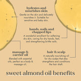 Fushi Organic Sweet Almond Oil 100ml - British product