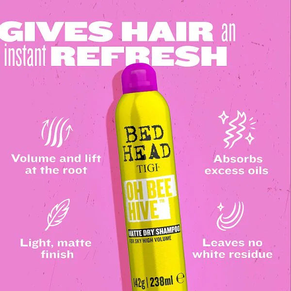 TIGI Oh Bee Hive volumising dry shampoo 238ml, UK version