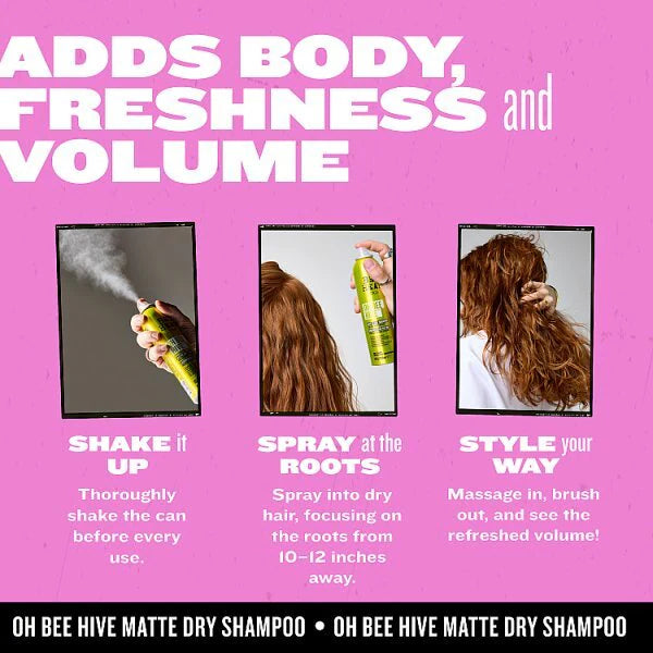 TIGI Oh Bee Hive volumising dry shampoo 238ml, UK version