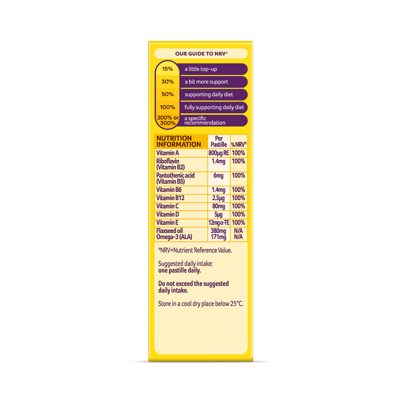Bassetts Omega-3 multivitamin citrus gummies 30 (British brand)