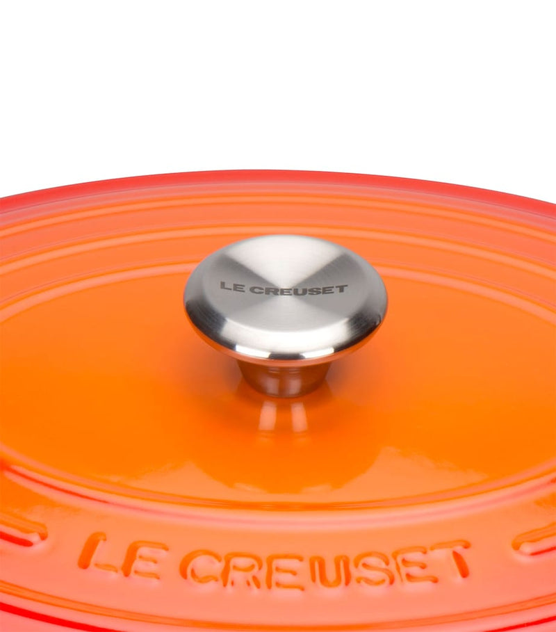 Le Creuset cast iron casserole oval dish 40cm, UK version