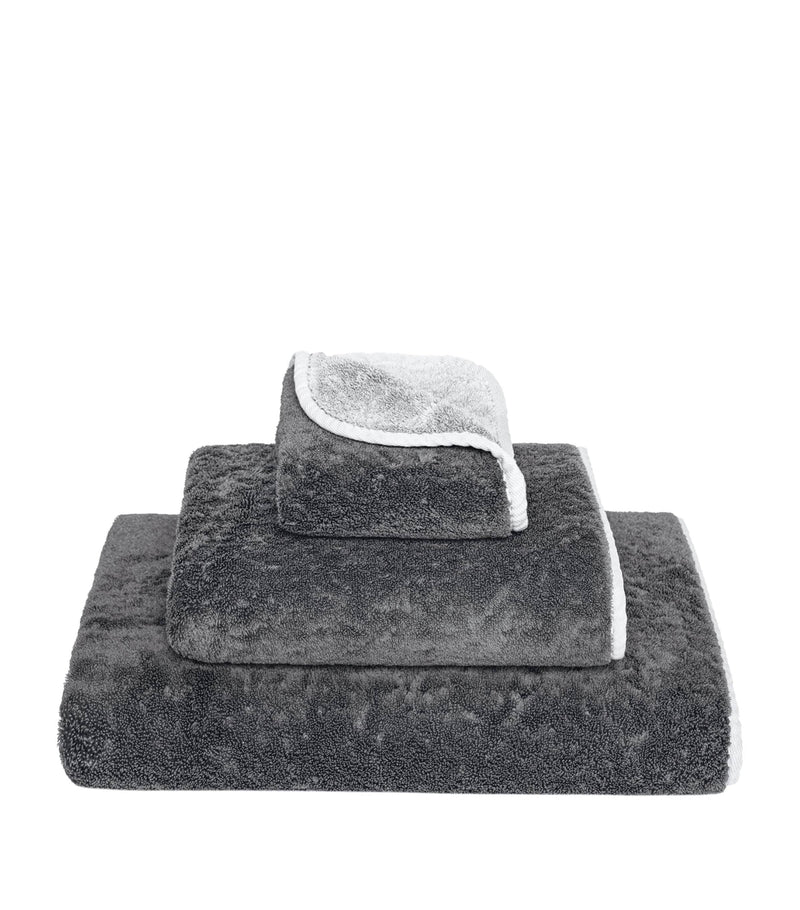 GRACCIOZA Bicolore bath sheet 95cm x 150cm, UK version