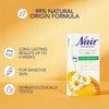 Nair Chamomile face cold wax strips 16 count, imported from the UK