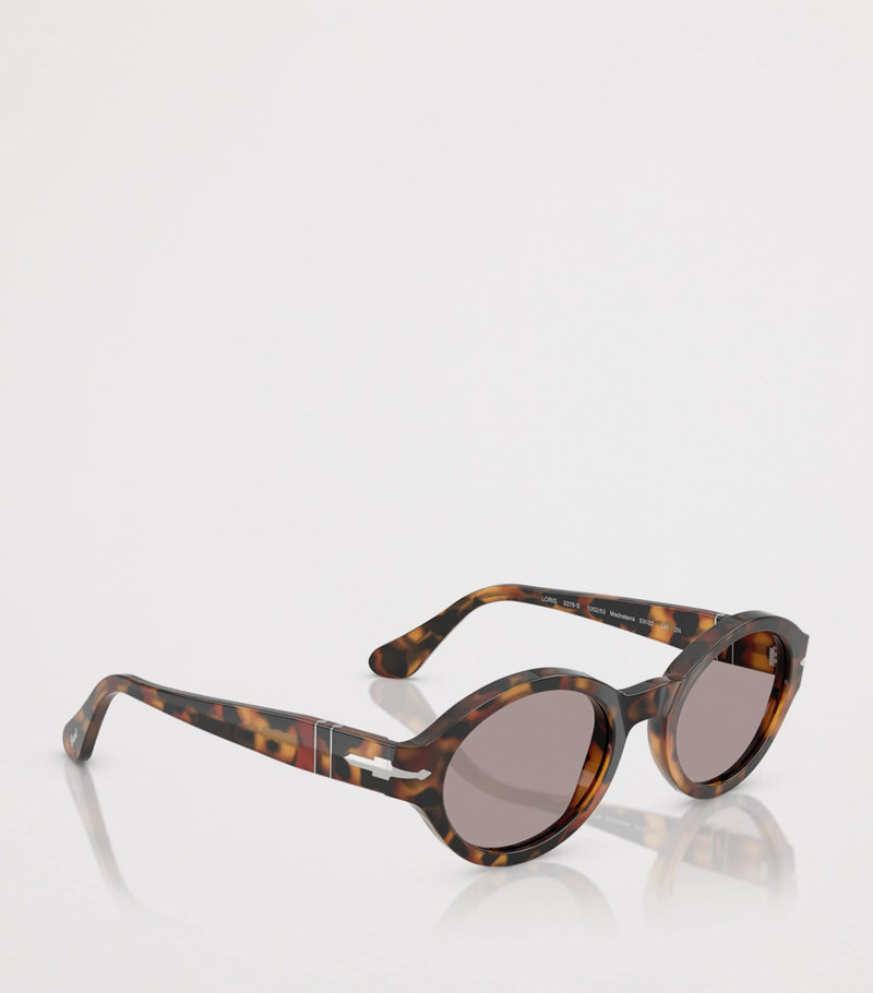 Persol Loris Oval acetate tortoiseshell sunglasses, UK version