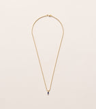 Anita Ko 18kt yellow gold sapphire pendant necklace - British product