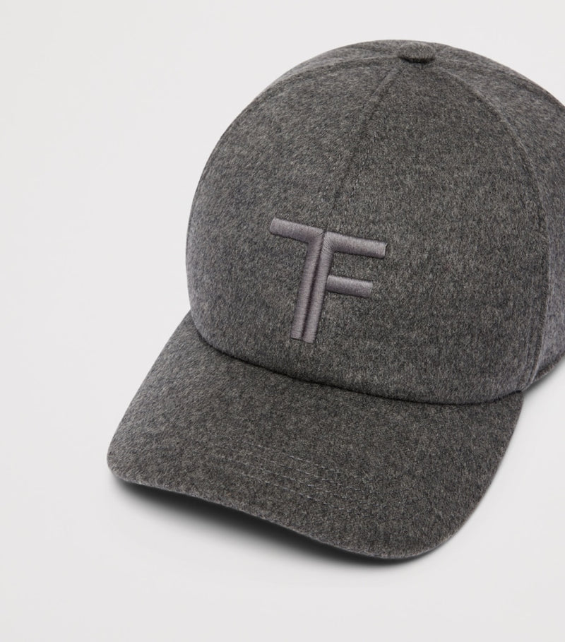 TOM FORD cashmere logo baseball cap, UK version