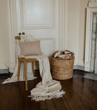 Araminta Campbell alpaca-blend fern cushion 30cm x 45cm - British product