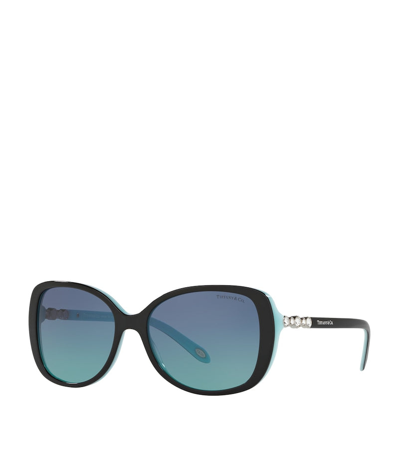 Tiffany & Co round butterfly-inspired sunglasses imported from the UK