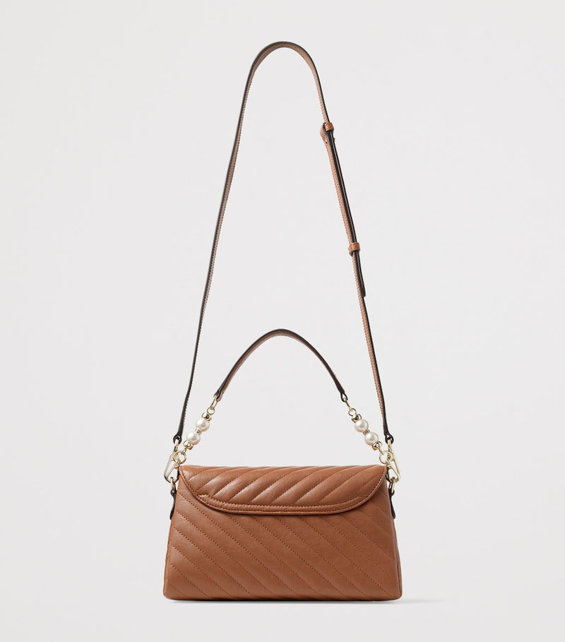 Jimmy Choo Curve top-handle bag quilted lambskin - British product