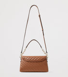 Jimmy Choo Curve top-handle bag quilted lambskin - British product