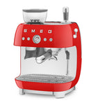 Smeg espresso coffee machine with grinder and milk frother (British brand)