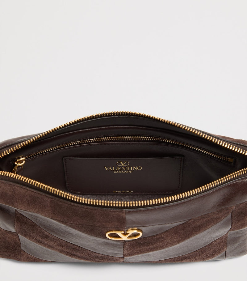 Valentino Garavani Panthea leather shoulder bag with panther heads - British product