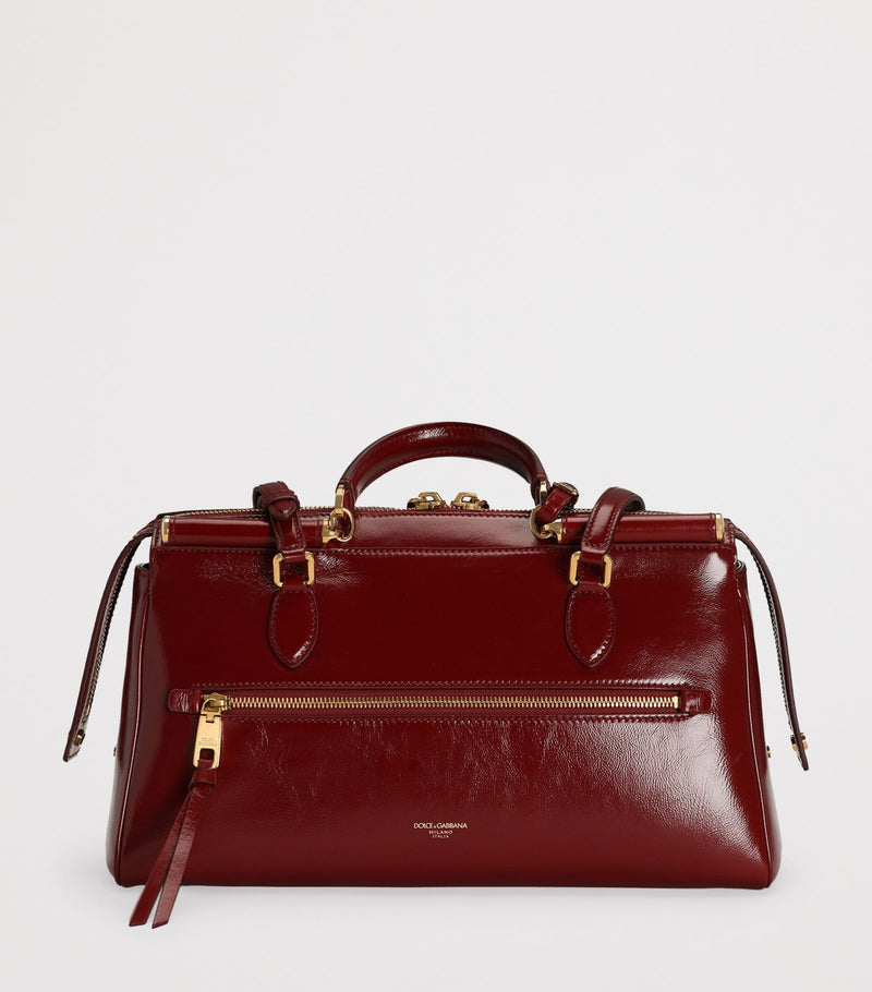 Dolce&Gabbana Vittoria top-handle bag medium calfskin, imported from the UK