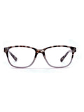 Brown gradient tortoiseshell reading glasses with silver pins, imported from the UK