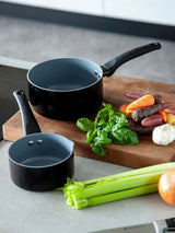 Next Masterclass Grey 16cm Ceramic Coated Induction Safe Saucepan- Buy online at McGrocer