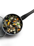 Masterclass Grey Ceramic Coated Saucepan 18cm, imported from the UK
