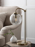 Brass Bourton desk lamp 48cm height, imported from the UK