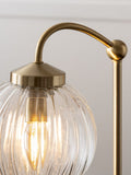 Brass Bourton desk lamp 48cm height, imported from the UK
