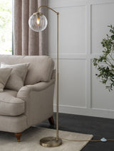 Next Brass Bourton Floor Lamp- Buy online at McGrocer