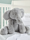 Mamas & Papas grey elephant soft toy, UK version