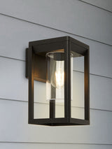 Next Searchlight Black Oklahoma Outdoor Bracket Light With Clear Diffuser- Buy online at McGrocer