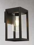 Searchlight Oklahoma outdoor bracket light black aluminium, UK version