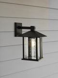 Searchlight Black Venice outdoor wall light, imported from the UK