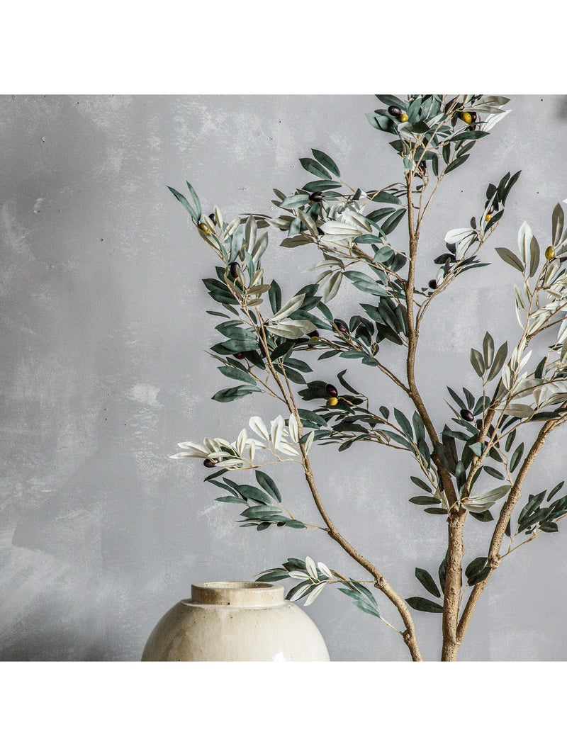 Gallery Home medium artificial olive tree in pot, UK version