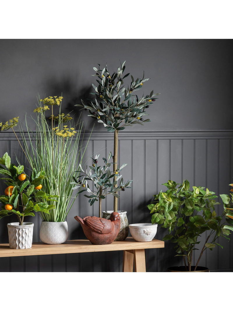 Gallery Home medium artificial olive tree in pot, UK version