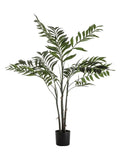 Gallery Home green artificial bamboo plant in pot, UK version