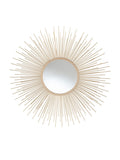 Pacific Gold starburst round wall mirror 80.5cm, imported from the UK