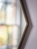 Gallery Home gold drew octagon mirror 80cm, UK version