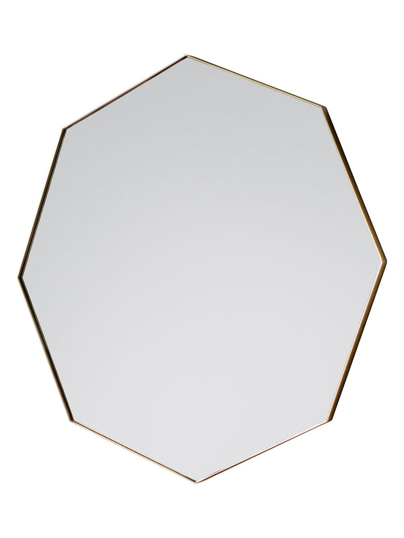 Gallery Home gold drew octagon mirror 80cm, UK version