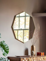 Next Gallery Home Gold Drew Octagon Wall Mirror 80cm- Buy online at McGrocer