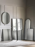 Gallery Home black Macey rectangle mirror, UK version
