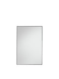 Gallery Home black Macey rectangle mirror, UK version
