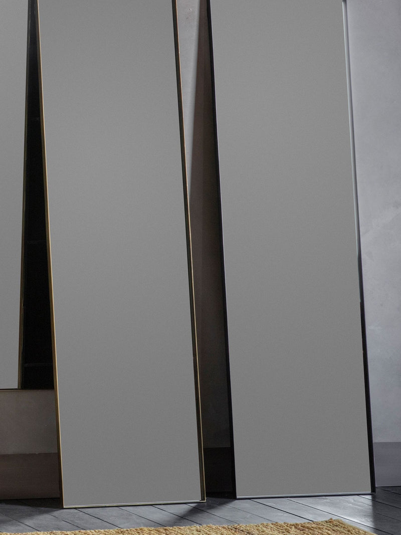 Gallery Home Black Macey Leaner Mirror 170cm x 50cm, UK version