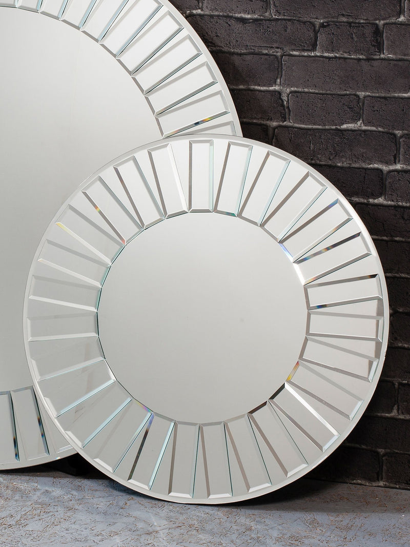 Gallery Home Silver Hooper Round Mirror 61cm, UK version